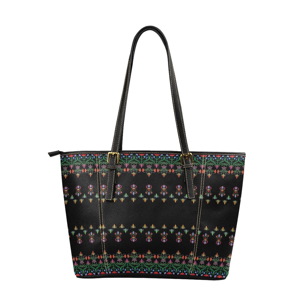 Metis Corn Mother Leather Tote Bag/Large