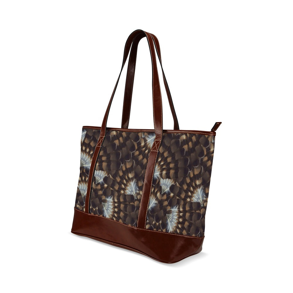 Hawk Feathers Tote Handbag