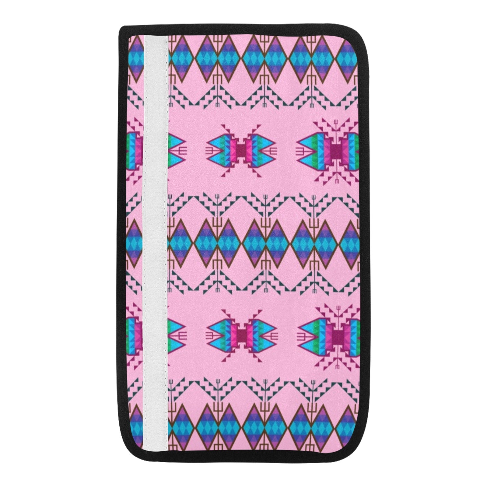 Sacred Trust Carnation Car Seat Belt Cover 7''x12.6'' (Pack of 2)