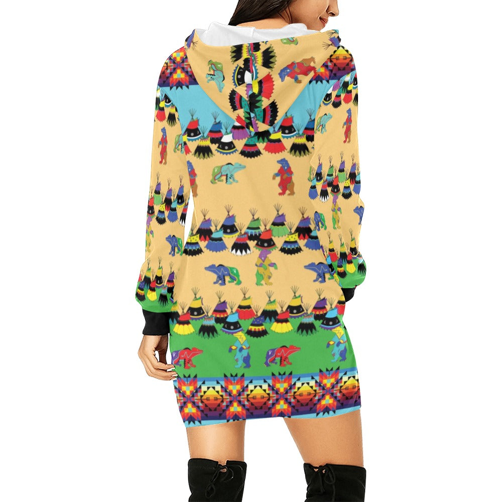 Bear Medicine Hoodie Dress