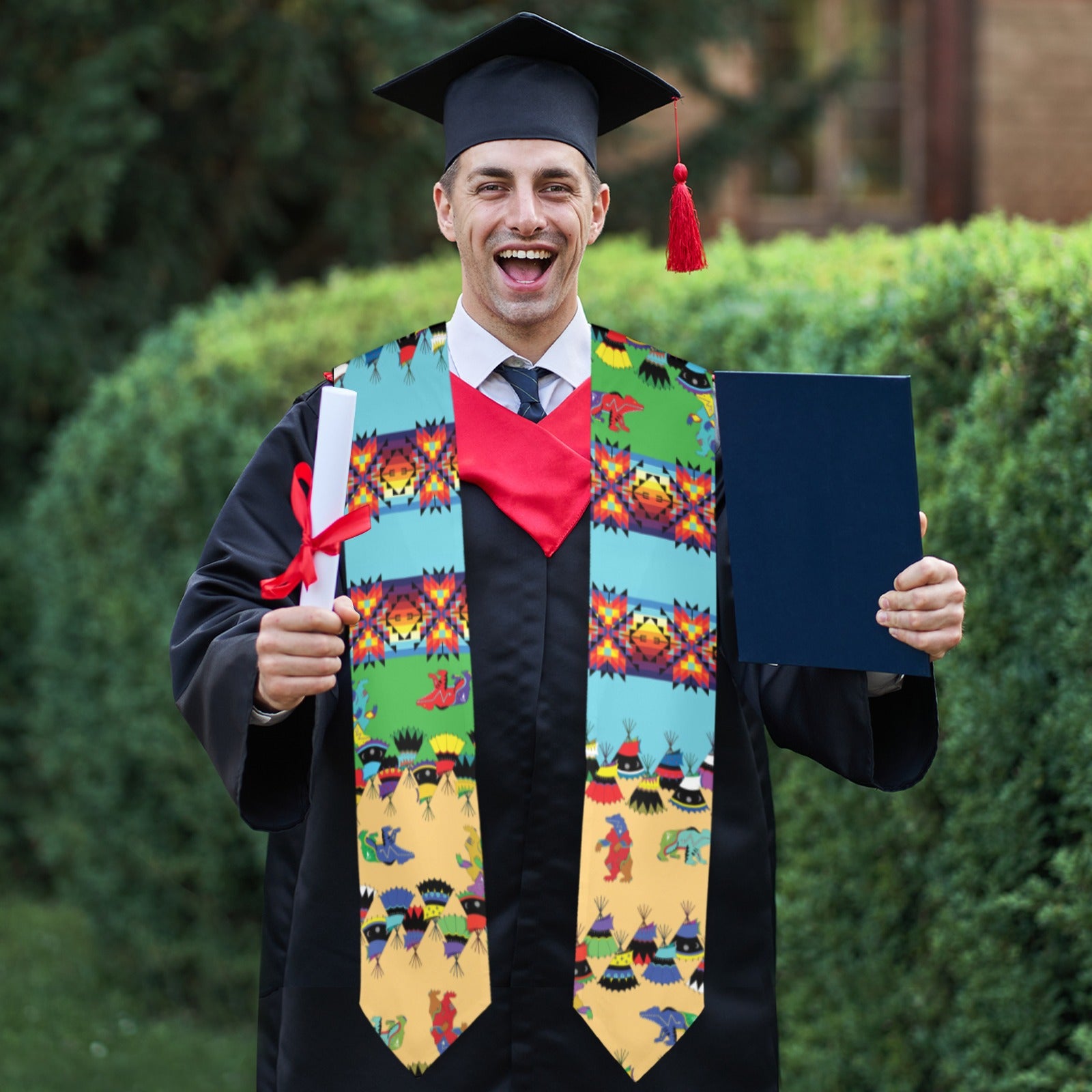 Bear Medicine Graduation Stole