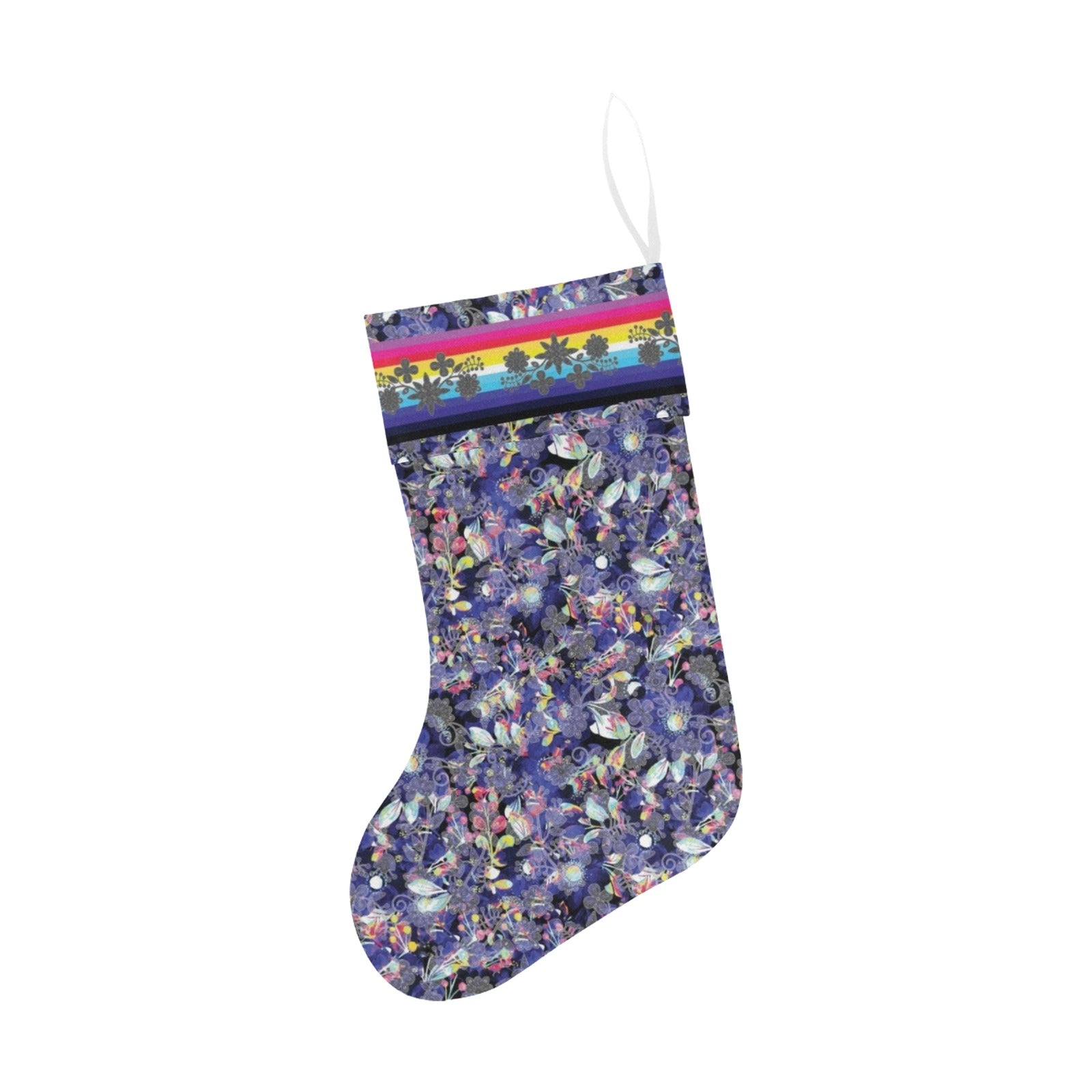 Culture in Nature Blue Christmas Stocking