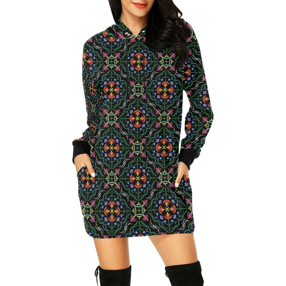 Quill Visions Hoodie Dress