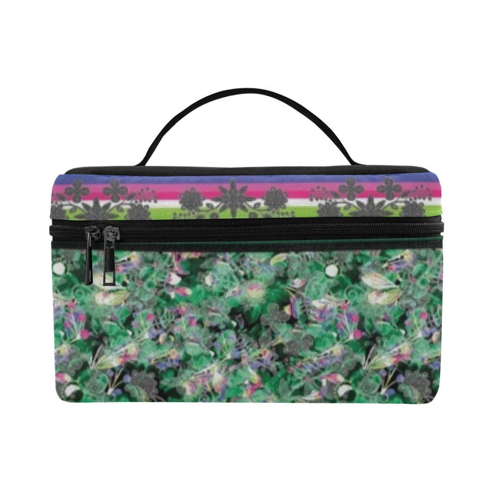 Culture in Nature Green Cosmetic Bag/Large