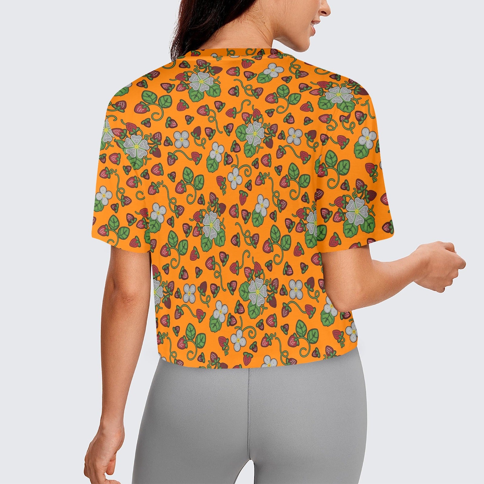 Strawberry Dreams Carrot Women's Cropped T-shirt