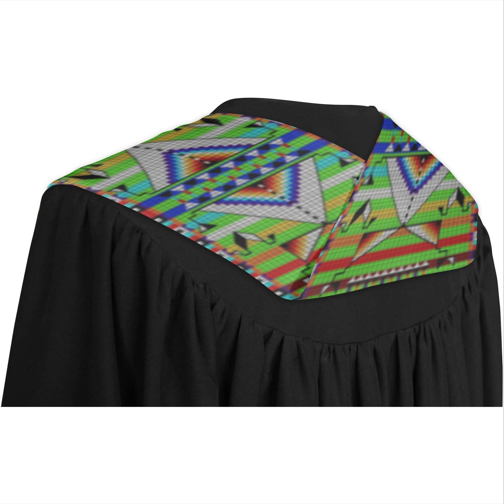 Medicine Blessing Lime Green Graduation Stole