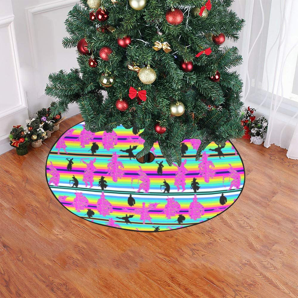 Dancers Sunset Contest Christmas Tree Skirt 47" x 47"