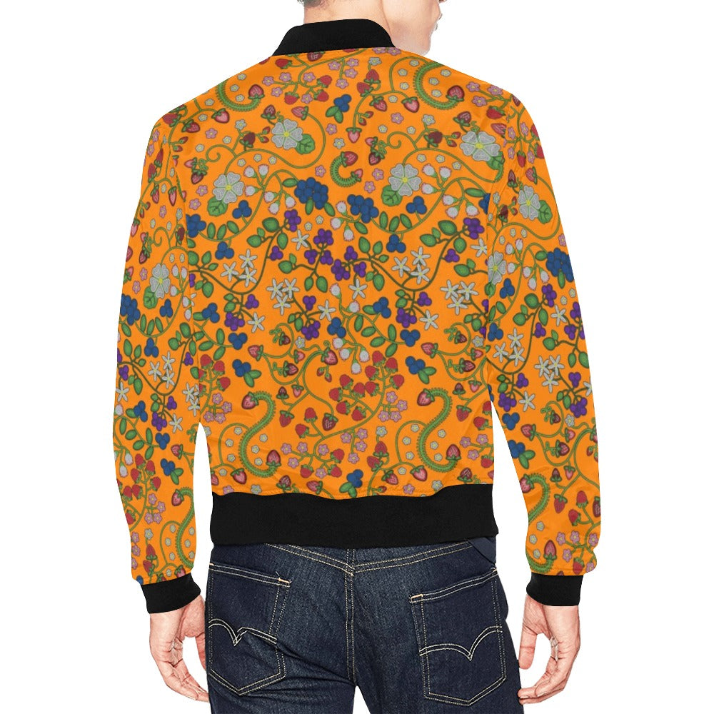 Grandmother Stories Carrot All Over Print Bomber Jacket for Men