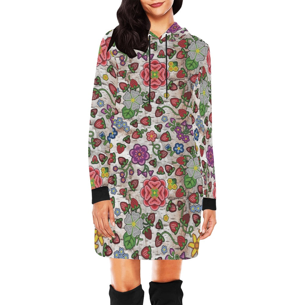 Berry Pop Br Bark Hoodie Dress