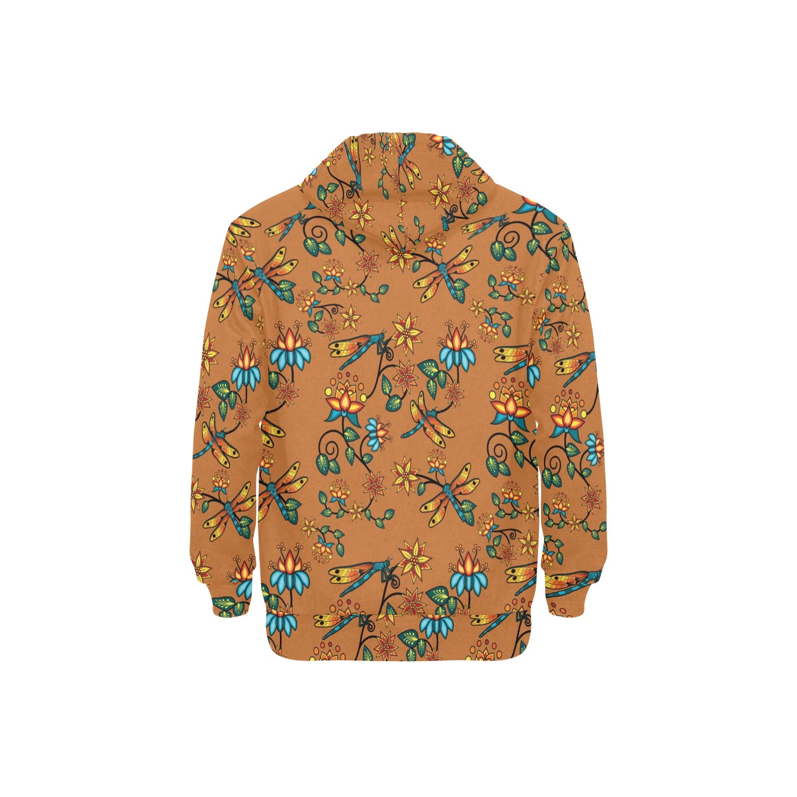 Dragon Lily Sierra Men's Long Sleeve Fleece Hoodie