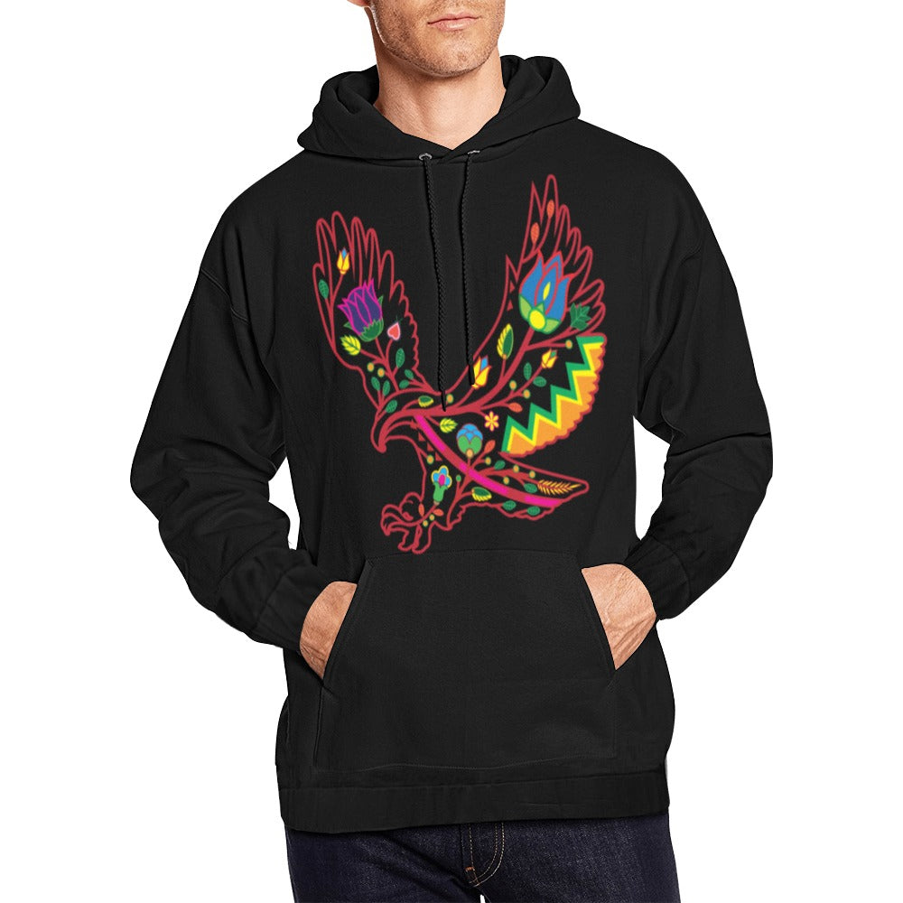 Floral Eagle Hoodie for Men (USA Size)