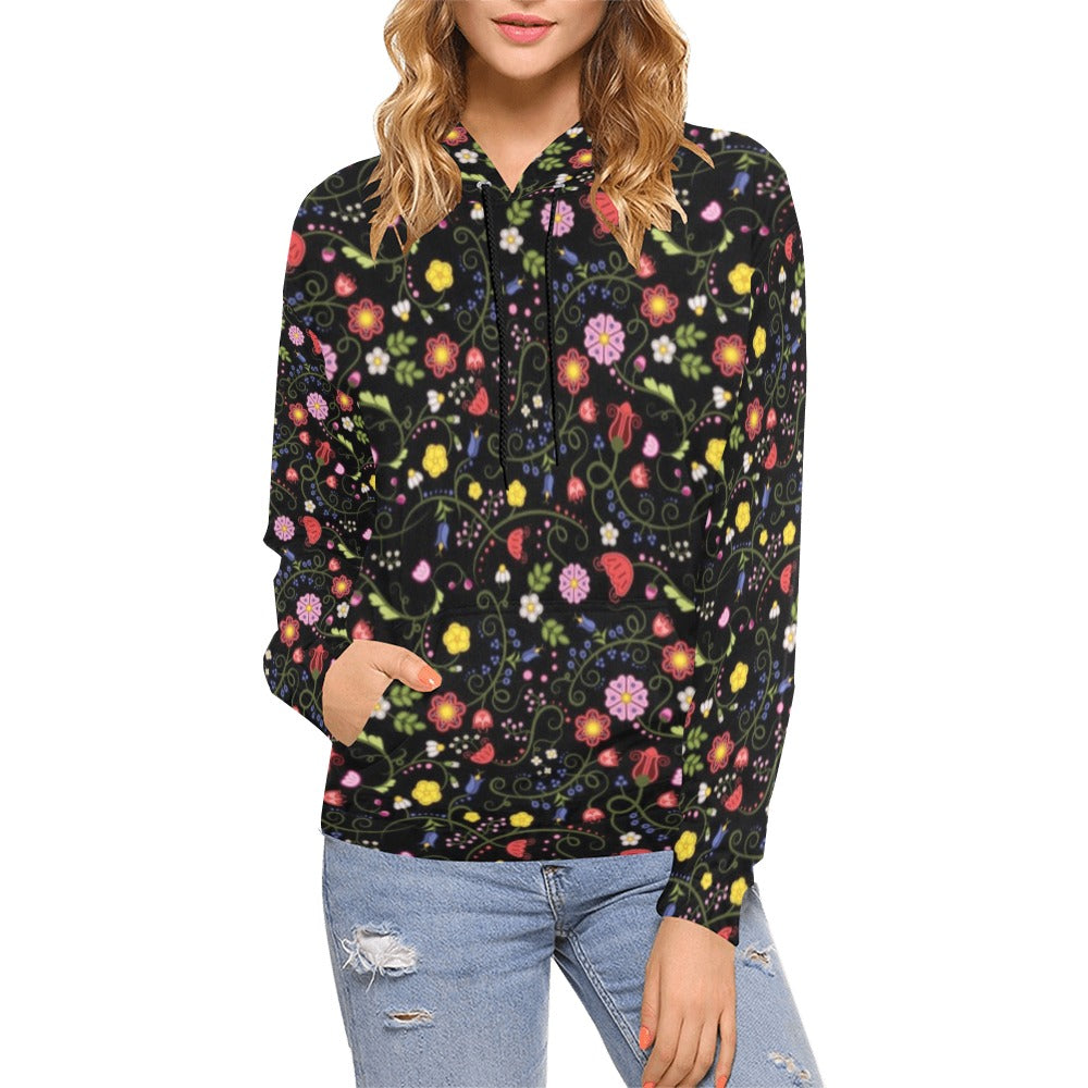 Nipin Blossom Midnight Hoodie for Women (USA Size)