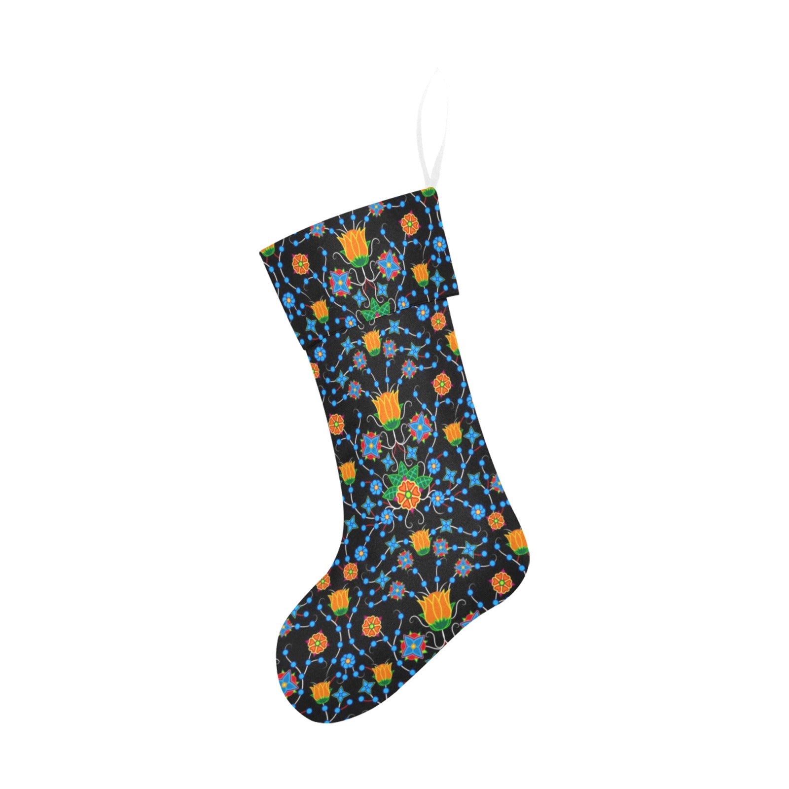 Floral Damask Christmas Stocking