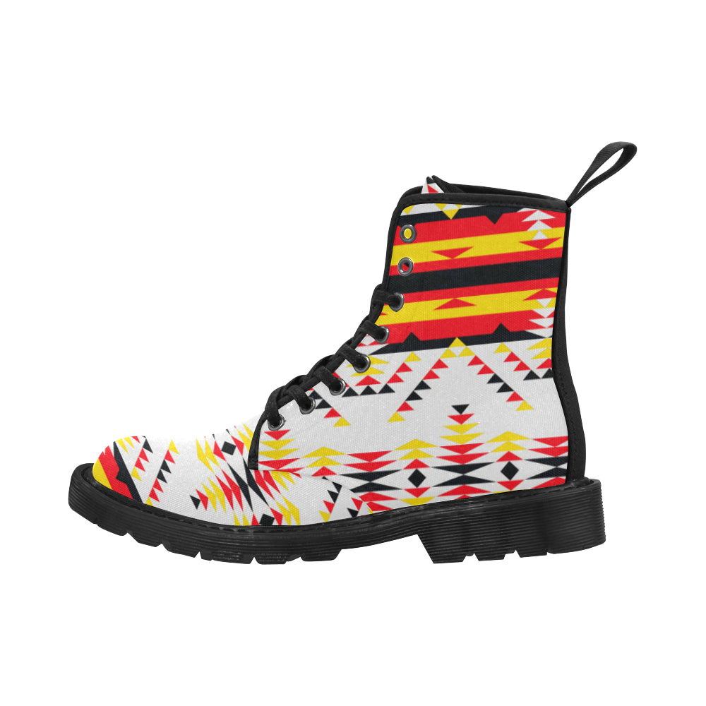 Visions of Peace Directions Boots for Women (Black)