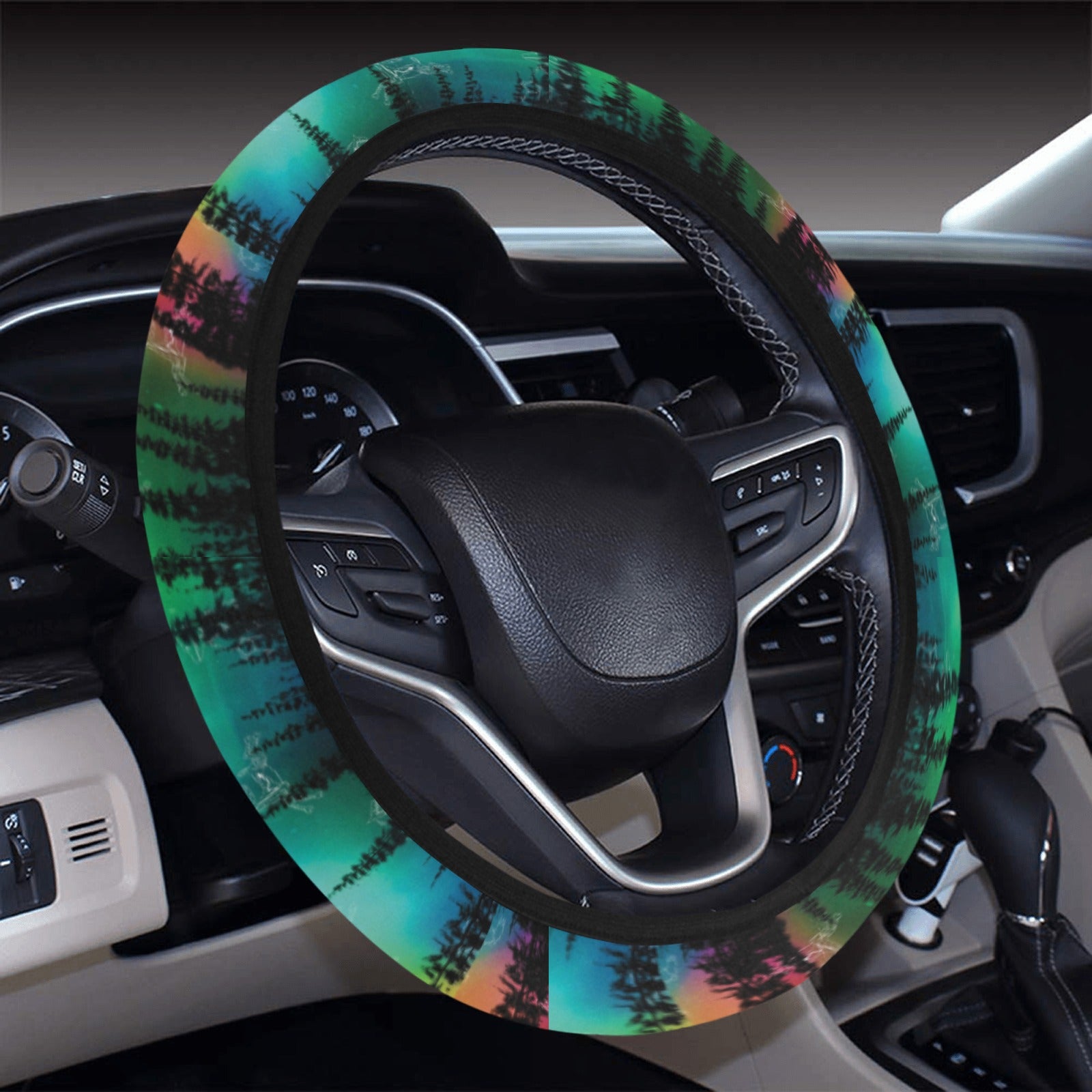 Aurora Medicine Animals Steering Wheel Cover with Elastic Edge