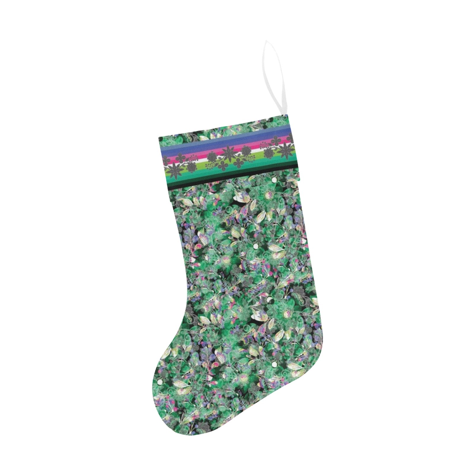 Culture in Nature Green Christmas Stocking