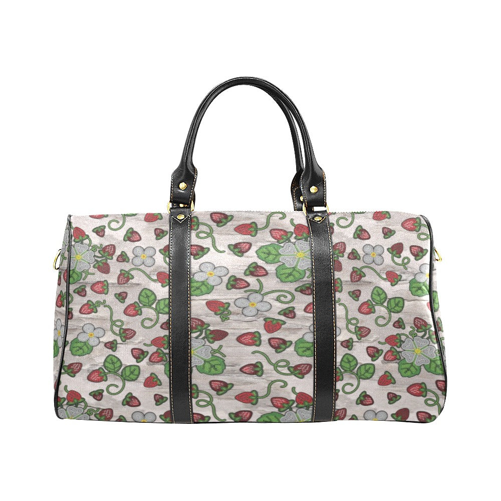Strawberry Dreams Bright Birch Waterproof Travel Bag