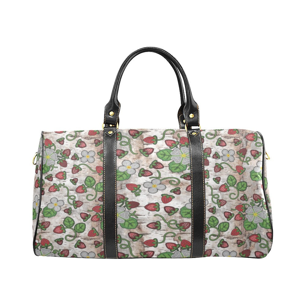 Strawberry Dreams Br Bark Waterproof Travel Bag