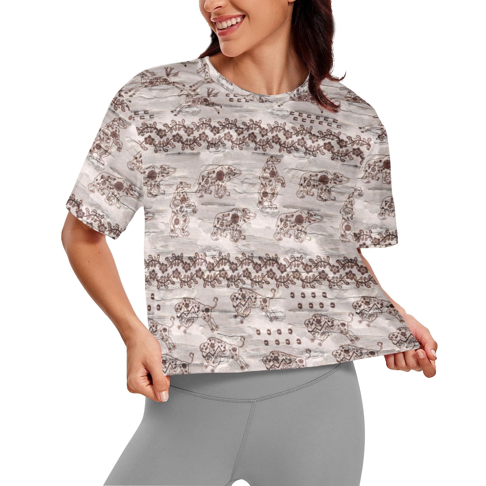 Sacred Run Women's Cropped T-shirt