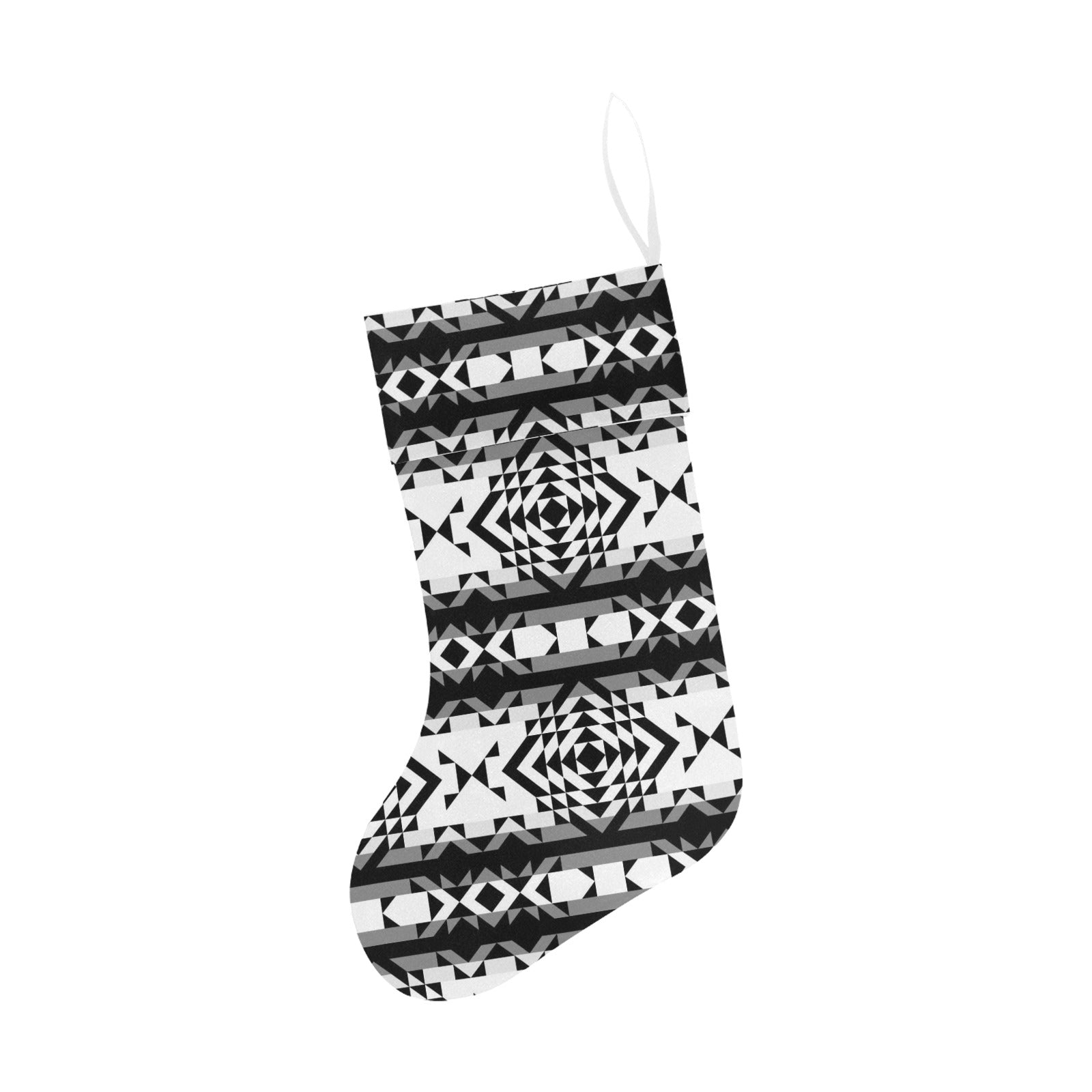 Black Rose Blizzard Christmas Stocking