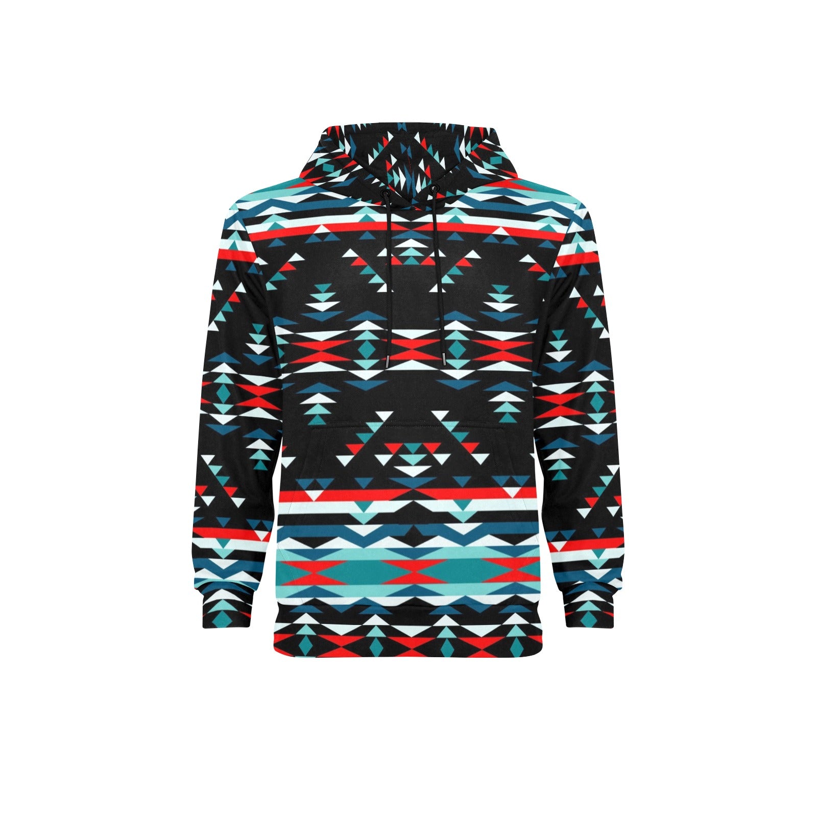 Visions of Peaceful Nights Men's Long Sleeve Fleece Hoodie