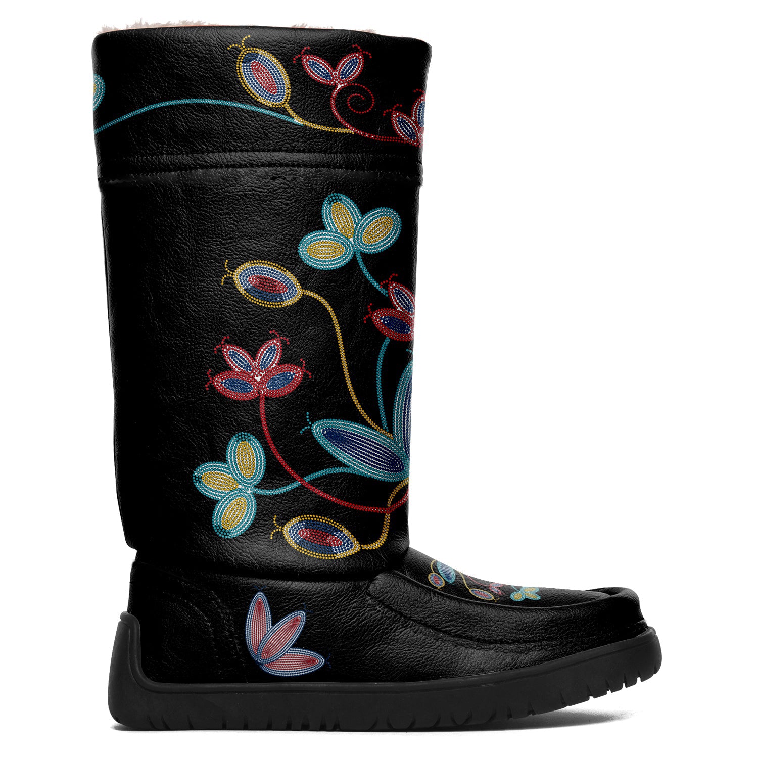 Niitsitapi Real Black Leather MocLux