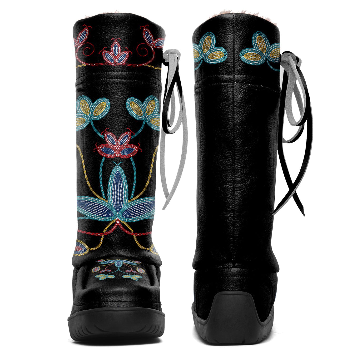 Niitsitapi Real Black Leather MocLux