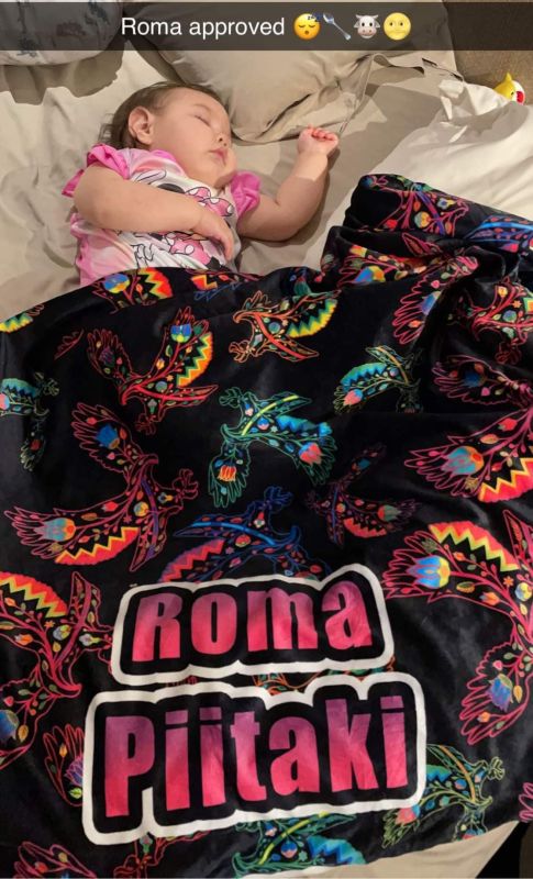 Red Beaded Rose Hooded Blanket