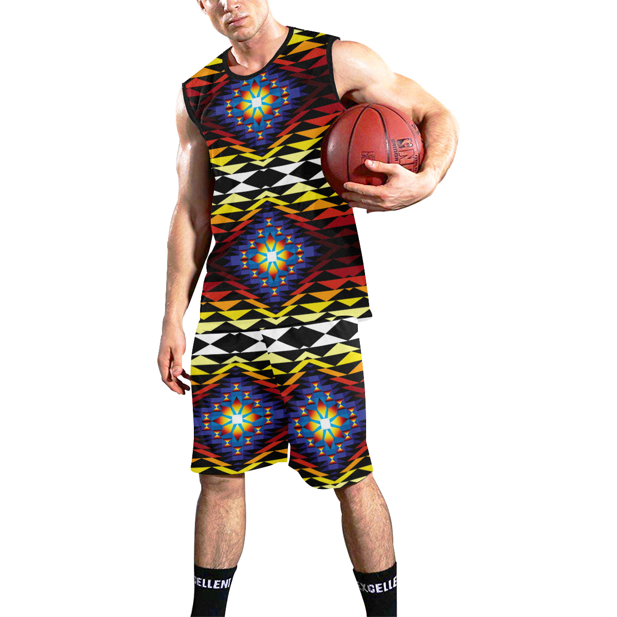 Sunset Blanket Basketball Uniform