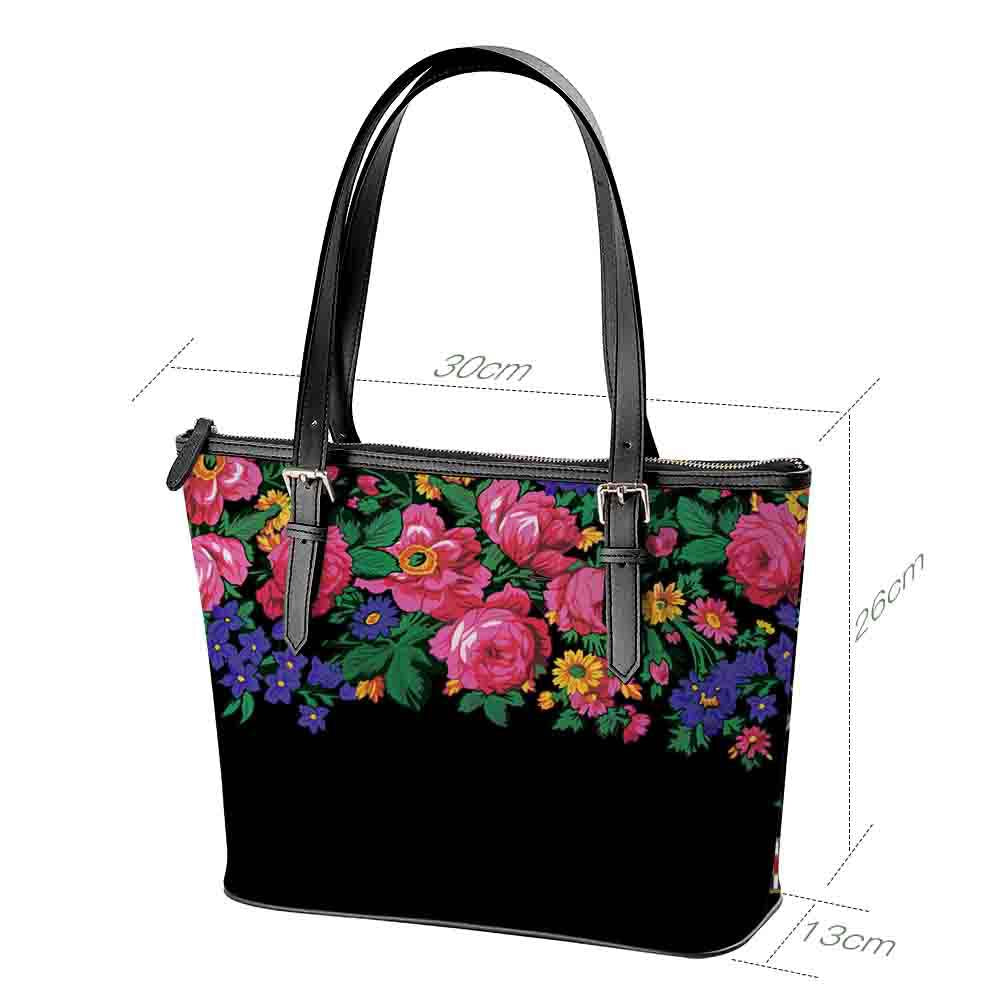 Kokum's Revenge Black Large Tote Shoulder Bag