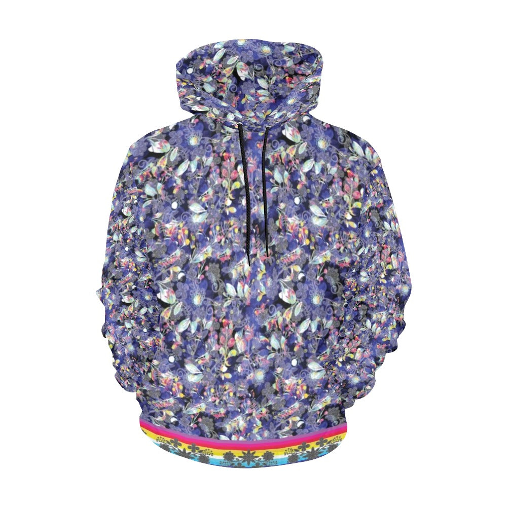 Culture in Nature Blue Hoodie for Women (USA Size)