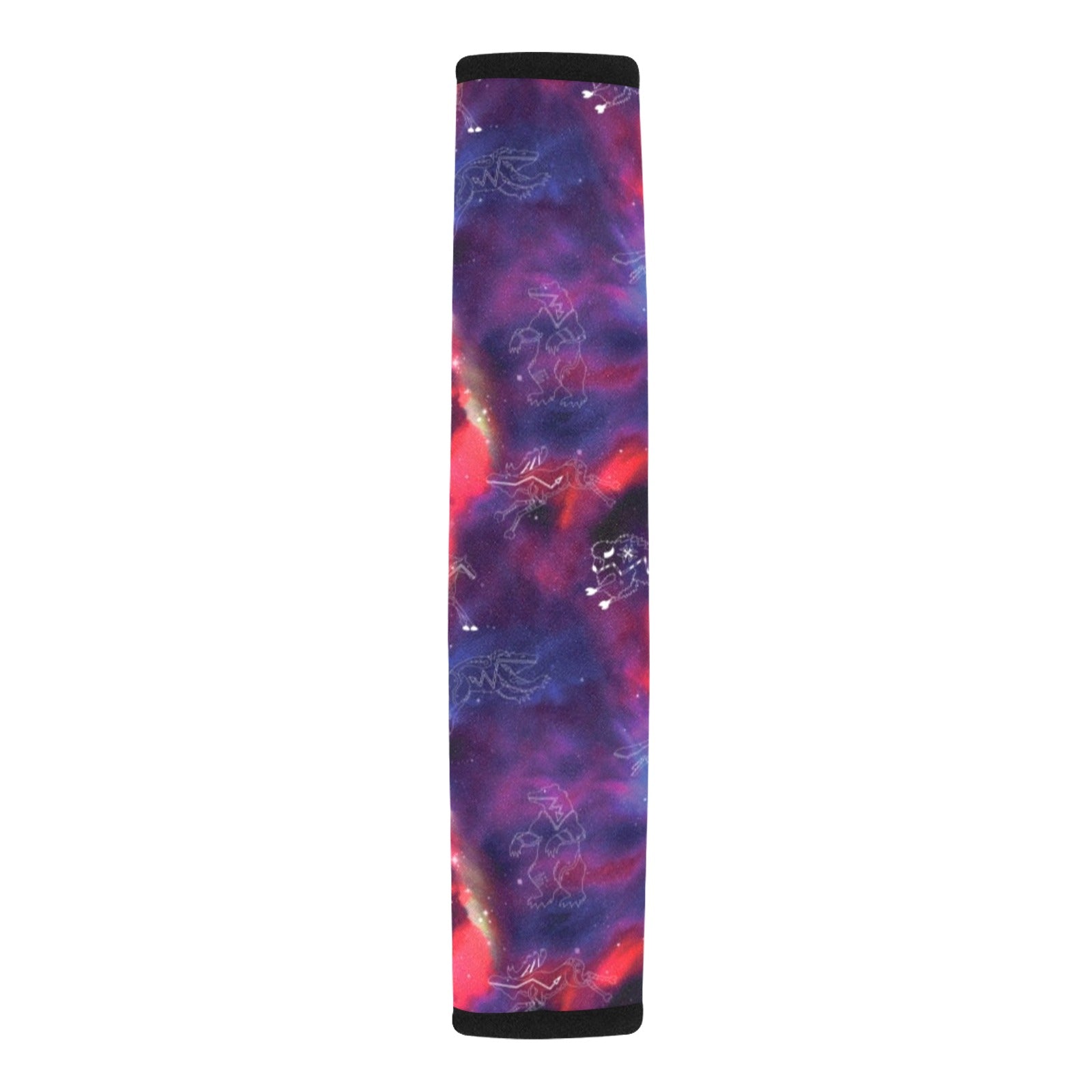 Animal Ancestors 3 Blue Pink Swirl Car Seat Belt Cover 7''x12.6'' (Pack of 2)