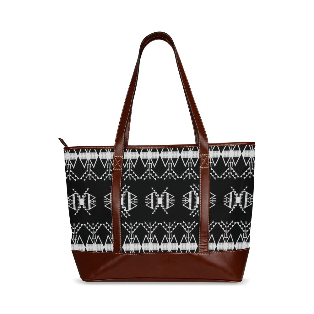 Sacred Trust Black Tote Handbag