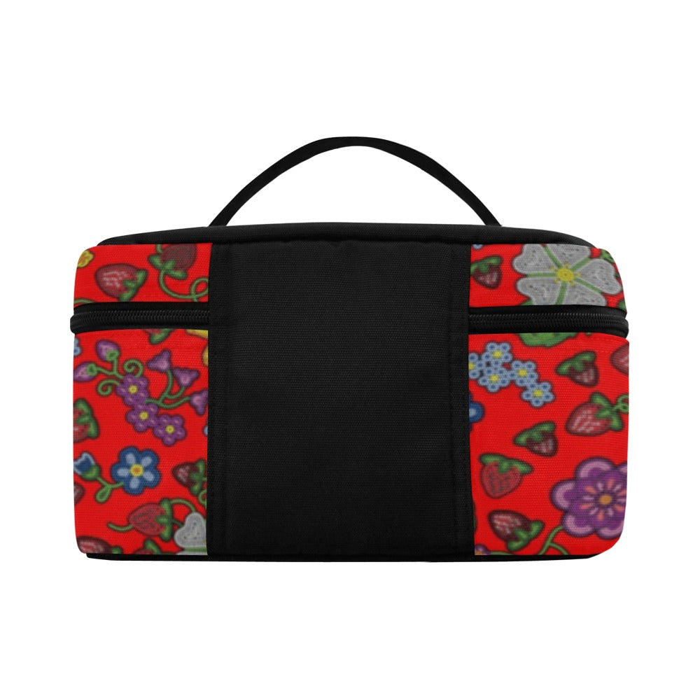 Berry Pop Fire Cosmetic Bag/Large