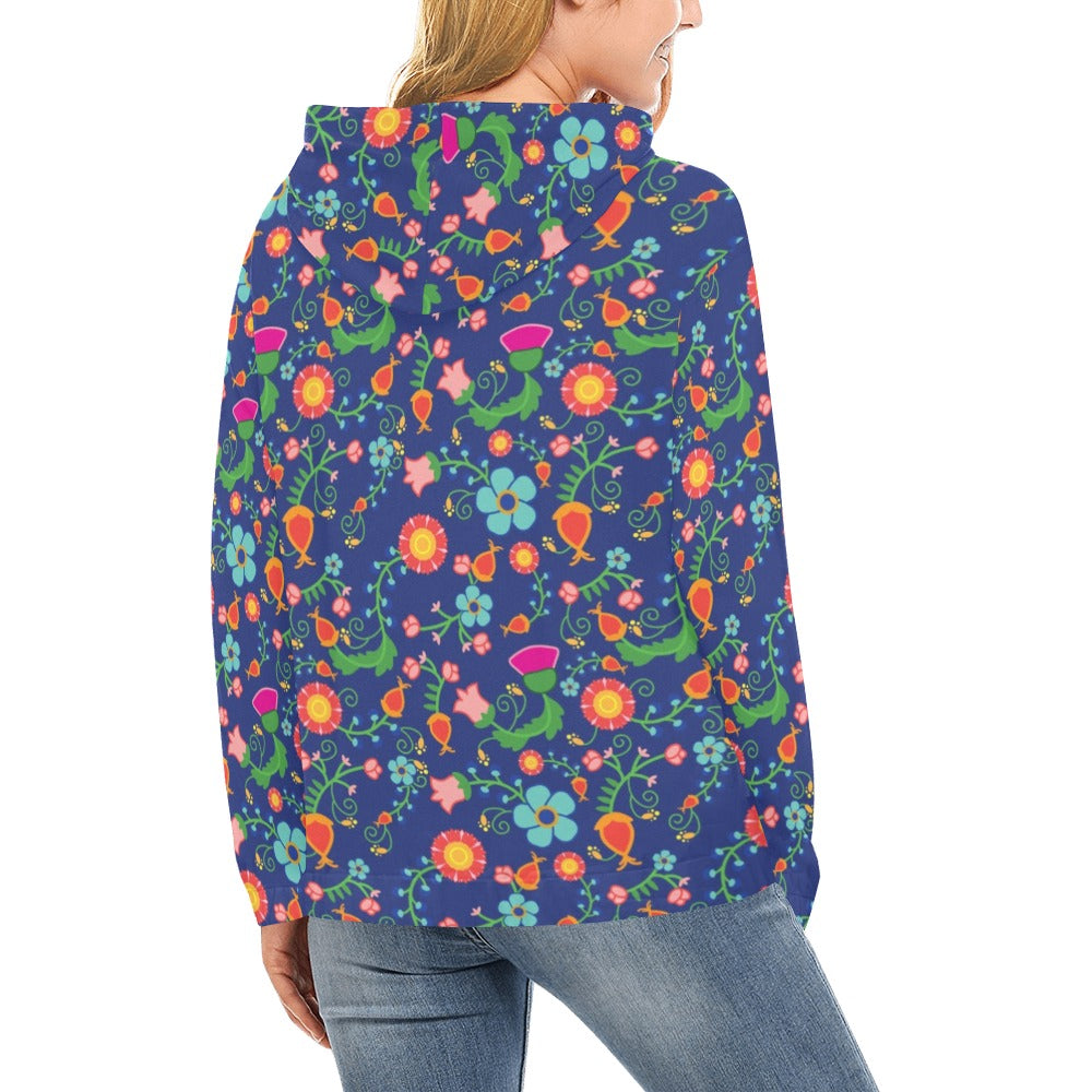 Bee Spring Twilight Hoodie for Women (USA Size)