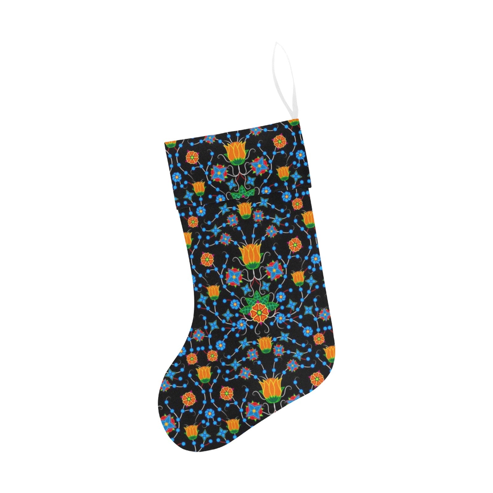 Floral Damask Christmas Stocking
