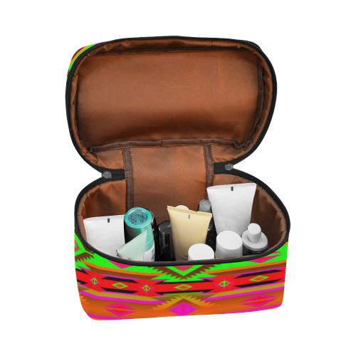 Adobe Afternoon Cosmetic Bag/Large (Model 1658) Cosmetic Bag e-joyer