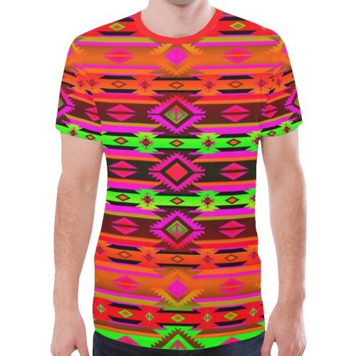 Adobe Afternoon New All Over Print T-shirt for Men (Model T45) New All Over Print T-shirt for Men (T45) e-joyer
