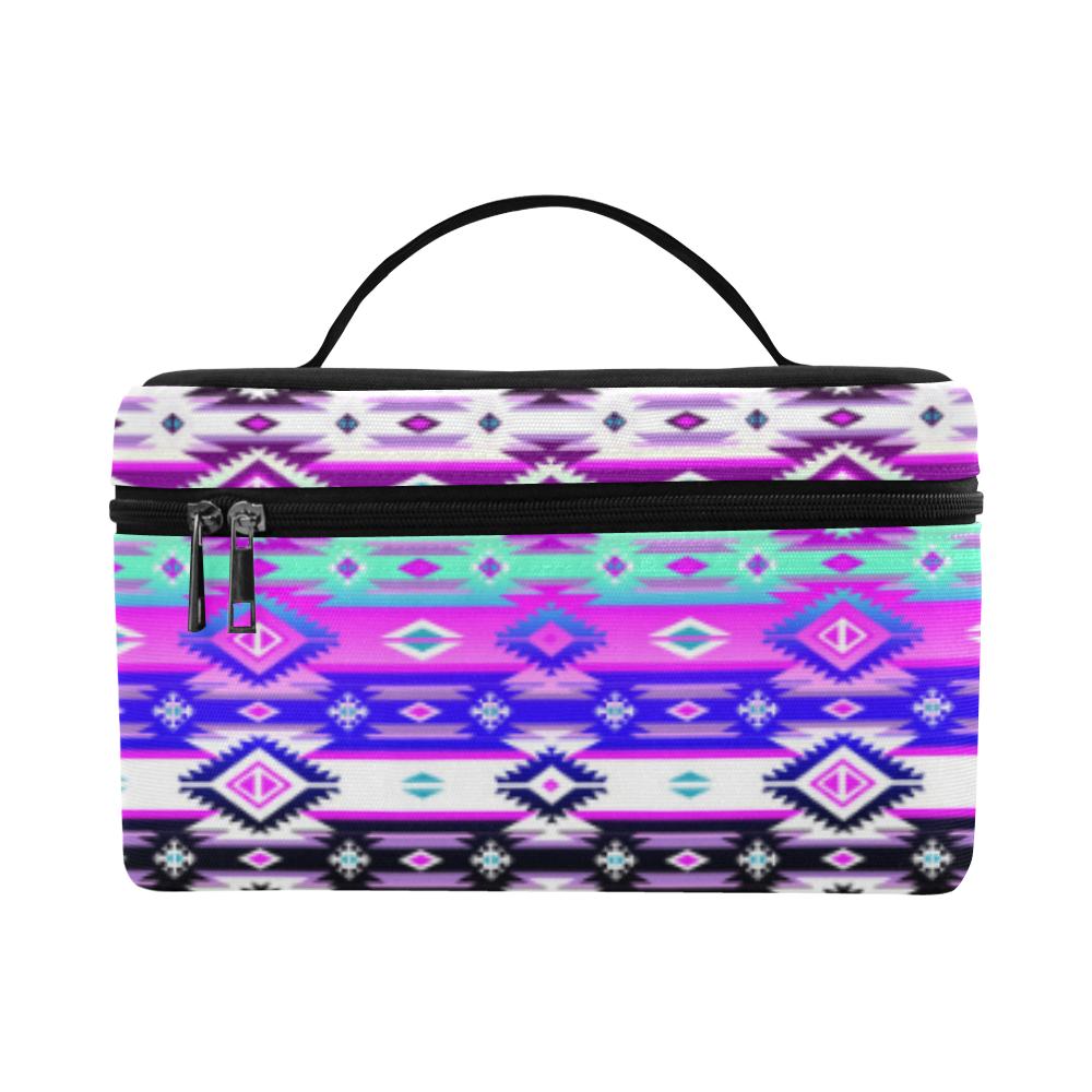 Adobe Dance Cosmetic Bag/Large (Model 1658) Cosmetic Bag e-joyer