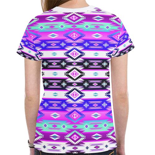 Adobe Dance New All Over Print T-shirt for Women (Model T45) New All Over Print T-shirt for Women (T45) e-joyer