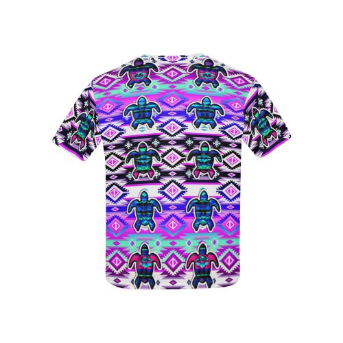 Adobe Dance Turtle All Over Print T-shirt for Kid (USA Size) (Model T40) All Over Print T-shirt for Kid (T40) e-joyer