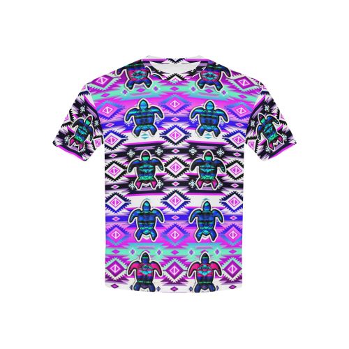 Adobe Dance Turtle All Over Print T-shirt for Kid (USA Size) (Model T40) All Over Print T-shirt for Kid (T40) e-joyer