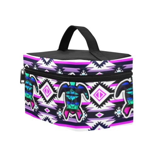 Adobe Dance Turtle Cosmetic Bag/Large (Model 1658) Cosmetic Bag e-joyer