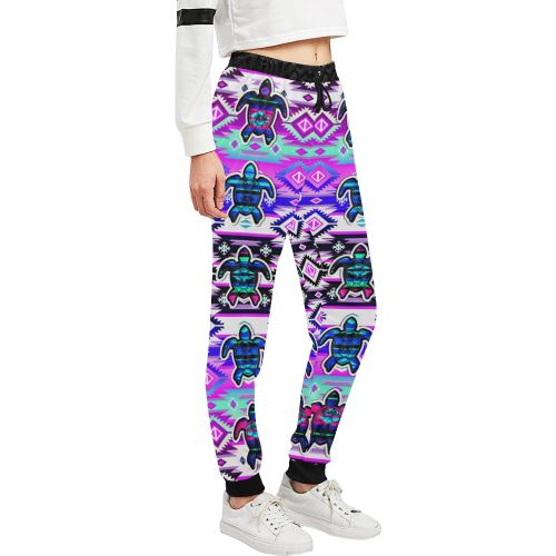 Adobe Dance Turtle Women's All Over Print Sweatpants (Model L11) Women's All Over Print Sweatpants (L11) e-joyer