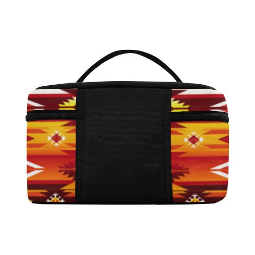 Adobe Fire Cosmetic Bag/Large (Model 1658) Cosmetic Bag e-joyer