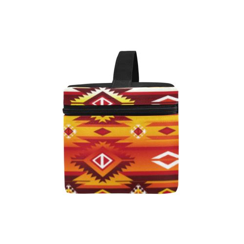 Adobe Fire Cosmetic Bag/Large (Model 1658) Cosmetic Bag e-joyer
