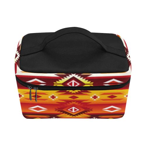 Adobe Fire Cosmetic Bag/Large (Model 1658) Cosmetic Bag e-joyer