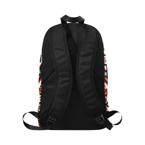Adobe Fire Fabric Backpack for Adult (Model 1659) Casual Backpack for Adult (1659) e-joyer