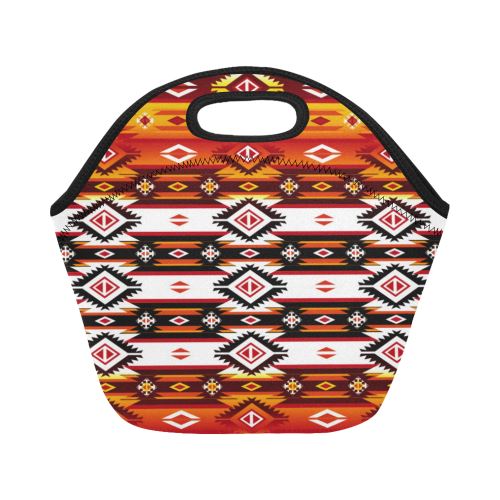 Adobe Fire Neoprene Lunch Bag/Small (Model 1669) Neoprene Lunch Bag/Small (1669) e-joyer