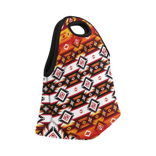 Adobe Fire Neoprene Lunch Bag/Small (Model 1669) Neoprene Lunch Bag/Small (1669) e-joyer